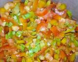 A picture of step 3 of Couscous, vegetable soup and roasted chicken.