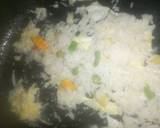 A picture of step 3 of Vegetable white rice.