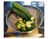 A picture of step 1 of Courgette in Poppy seeds sauce.