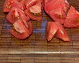 A picture of step 1 of ★Tomato and Aubergine with ginger and soy sauce★.