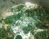 A picture of step 5 of Fish with creamy kienyeji veges and ugali.