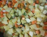 A picture of step 3 of Vegetable curry.