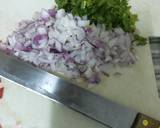 A picture of step 1 of Vegetable stir fried rice #creativerice.