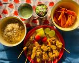 รูปขั้นตอนการทำที่ 6 ของ ไก่ Tikka Skewers🍗/มิ้นต์ Sauce🍵/อาจาด🥒/Nacho Party Set🎉🍋(Chicken Tikka with mint Sauce🌶️🧄)