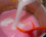 A picture of step 3 of How to Make Pudding Vla Strawberry Milk.