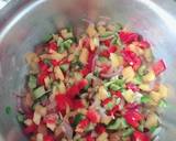 A picture of step 2 of Vegetable Rice#myfavouriteeasterdishcontest#.