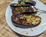 A picture of step 6 of Miso-glazed Roast Aubergine.