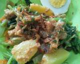 A picture of step 6 of Gado-Gado Surabaya: Mixed Vegetables with Peanut Sauce Dressing.