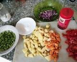 A picture of step 1 of Simple spicy vegetable curry.