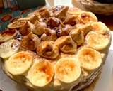 รูปขั้นตอนการทำที่ 7 ของ เค้กก้อนสอง แก้ไขจากก้อนแรก😆: Ovaltine Cake Banana Whipped Cream🍫🧁🍌