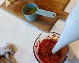 A picture of step 4 of Easy romesco sauce (with roast peppers and sun-dried tomatoes).