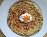 A picture of step 5 of Omelette with onion and carrot.