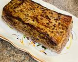 A picture of step 4 of Beef Wellington with Porcini Mushrooms.