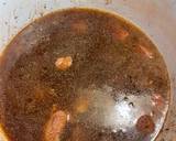 A picture of step 1 of French onion beef and noodles.