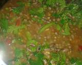 A picture of step 7 of Lentil stew #vegetable contest.