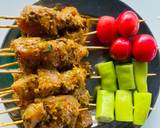รูปขั้นตอนการทำที่ 4 ของ ไก่ Tikka Skewers🍗/มิ้นต์ Sauce🍵/อาจาด🥒/Nacho Party Set🎉🍋(Chicken Tikka with mint Sauce🌶️🧄)