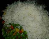 A picture of step 4 of Vegetable rice # vegetable contest.