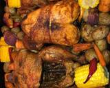 A picture of step 6 of Chickens In Vegetables Bed.