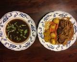 A picture of step 5 of California Farm Venison Dinner Broth with Noodles.