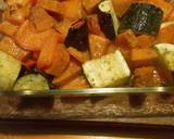 A picture of step 2 of Fish with Roasted Veggies.