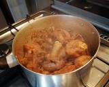 A picture of step 1 of Vegetable rice, fried chicken and steamed cabbage.