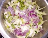 A picture of step 2 of Steamed cabbages with onions.