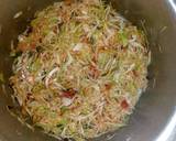 A picture of step 4 of Lentils with cabbage.