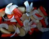 A picture of step 1 of My Sweet Belly Pork & Veg Roast.