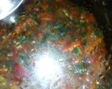 A picture of step 8 of Alkubus with vegetable soup.