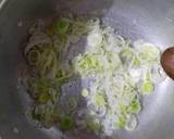 A picture of step 2 of Green maize- red bean salsa with vegetables.