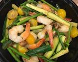 A picture of step 6 of Shrimp and loaded vegetable scampi.