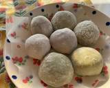 รูปขั้นตอนการทำที่ 7 ของ โมจิสองรส🍠🥜🍡Mochi 🍡(with matcha peanut🍵 🥜paste and purple potato paste🍠🥛)