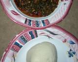 A picture of step 4 of Vegetable (ugu n water leaf)soup.