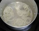 A picture of step 1 of Broccoli with onion rings vegetable.