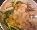 A picture of step 5 of Shrimp and loaded vegetable scampi.