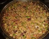 A picture of step 6 of Fried vegetable rice#4weekschallenge.