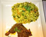 A picture of step 8 of Vegetable couscous with tandoori chicken.