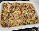 A picture of step 7 of Mushroom and ham pasta bake.