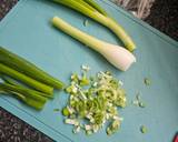 A picture of step 1 of Fresh onions & Feta cheese pastry pockets.